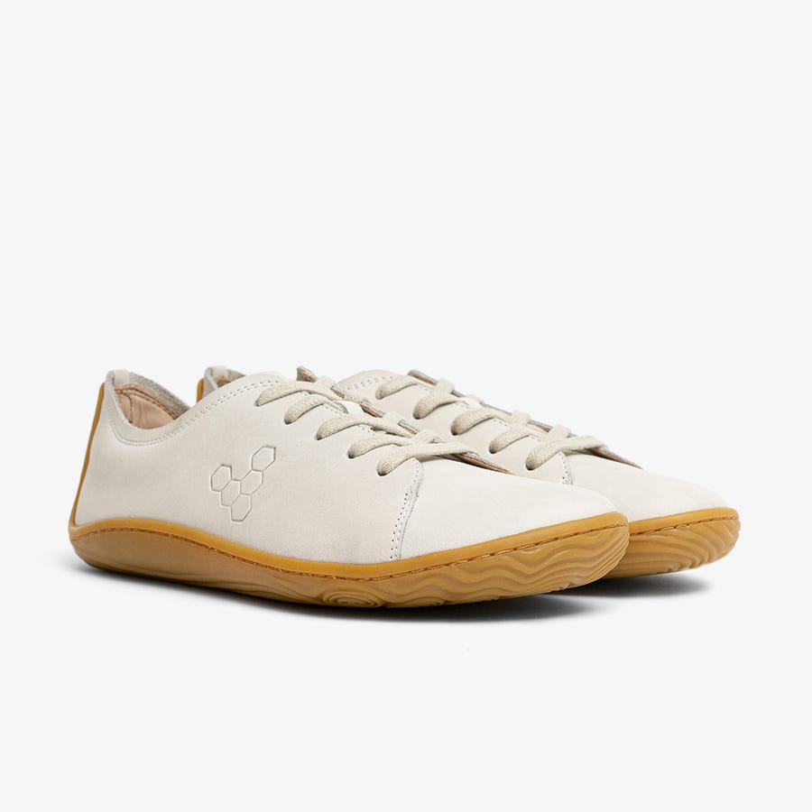 White Women's Vivobarefoot Addis Casual Shoes | Philippines 0208MQZA